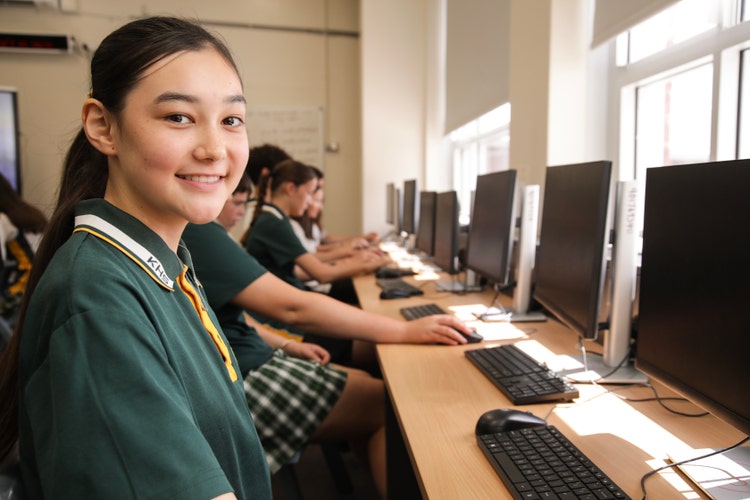 students sitting at computers